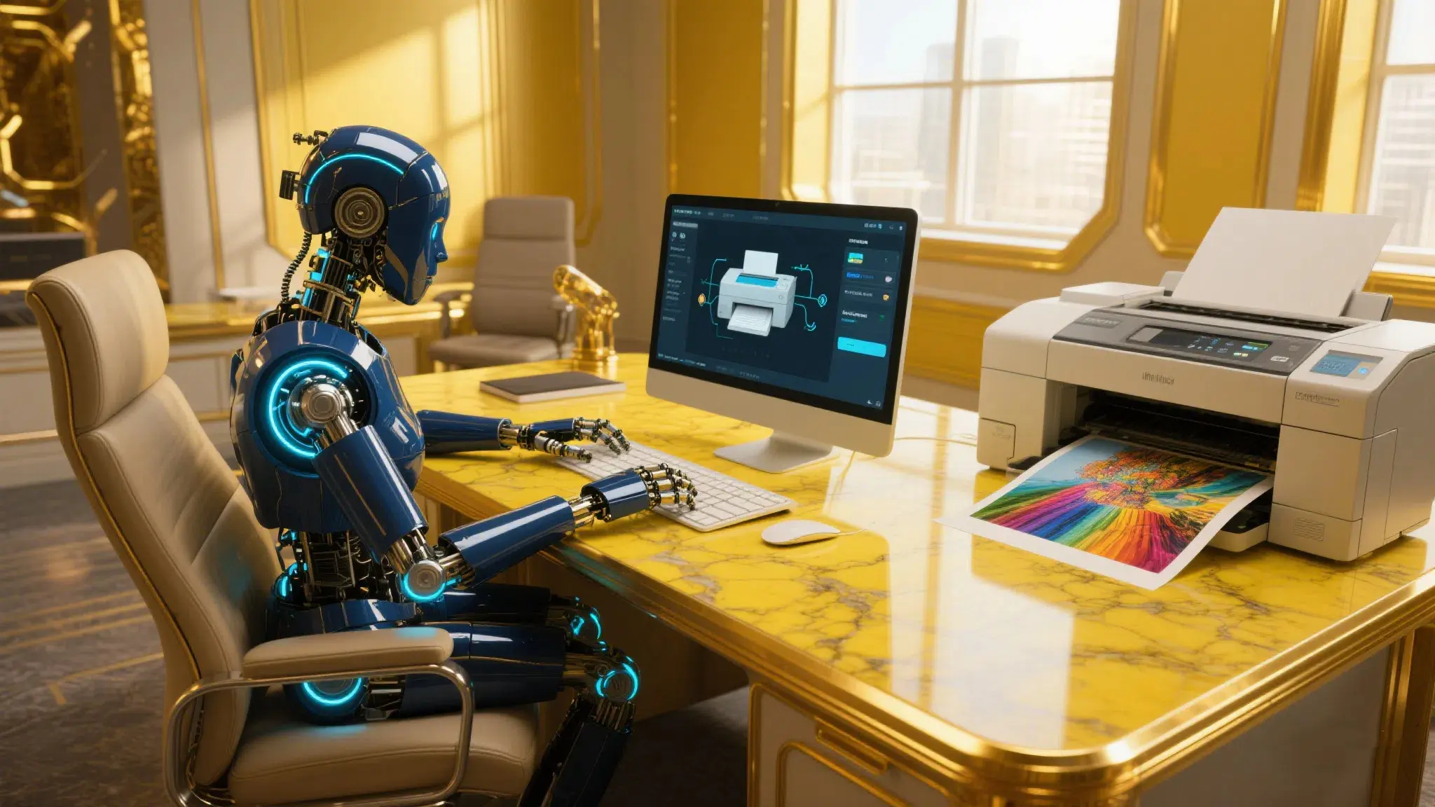 Local Network Printer Control