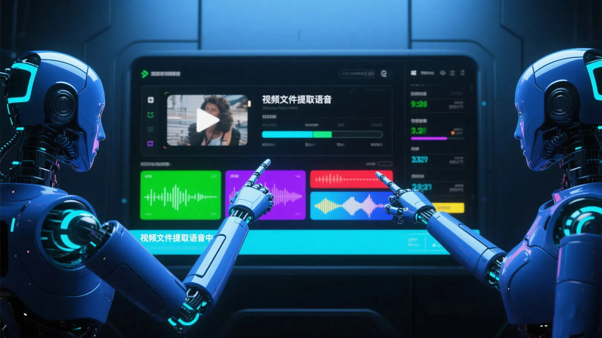 Speech Extraction from Video Files